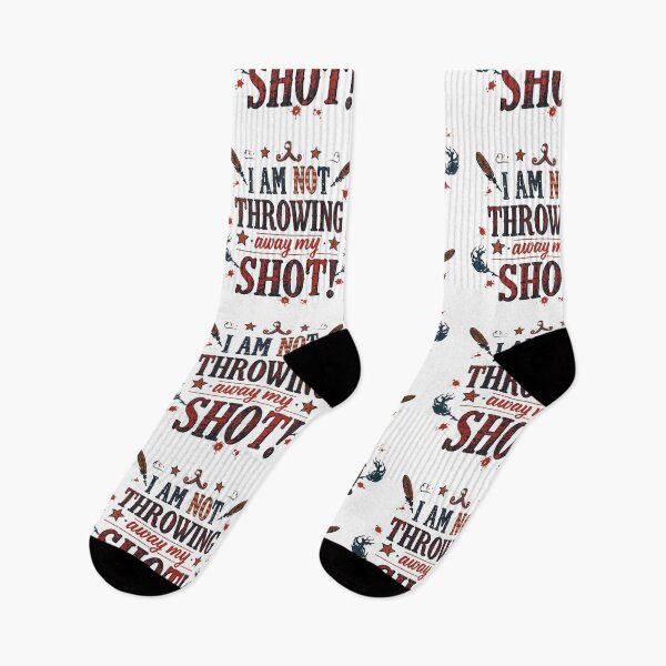 Item preview, I Am Not Throwing Away My Shot: Patriotic Graphic With Bold Text, Stars, And Feathers designed and sold by Rue Market.