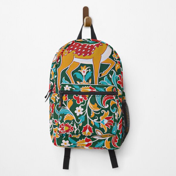 Item preview, Rogan Art Deer Folk Wildlife Floral Design designed and sold by wpsstudio.