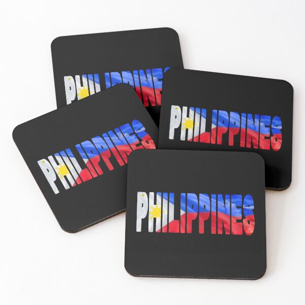 Item preview, PHILIPPINES - Flag Flying in Wind cut to Letters Souvenir Sticker Shirt designed and sold by Adam Gormley.