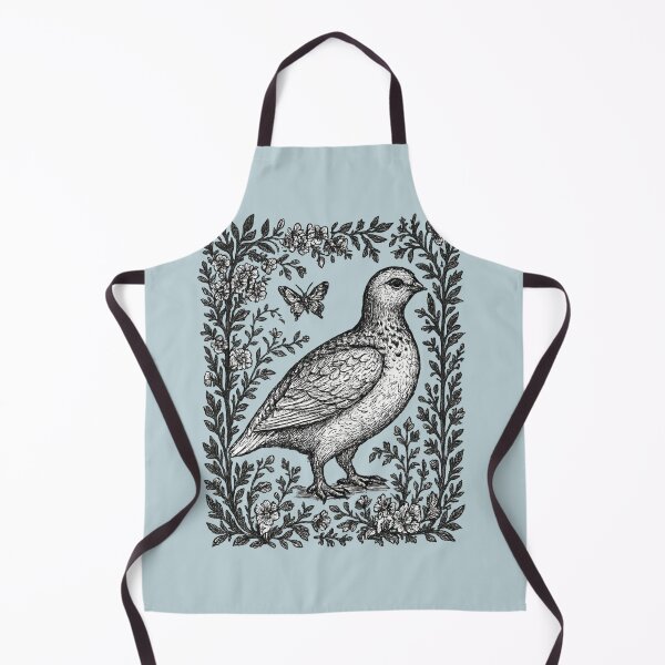 Item preview, Vintage Ptarmigan Bird Cottagecore Floral designed and sold by Sturdust.