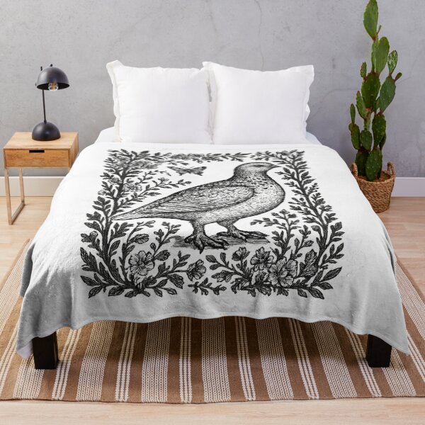 Item preview, Vintage Ptarmigan Bird Cottagecore Floral designed and sold by Sturdust.
