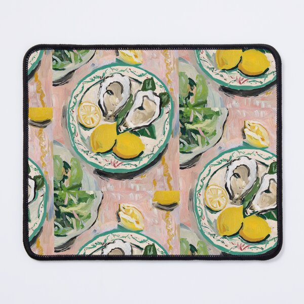 Item preview, Impressionistic Oysters in Color: A Painterly Still Life Exploring Texture, Light and Culinary Beauty designed and sold by OlfactoART Studio.
