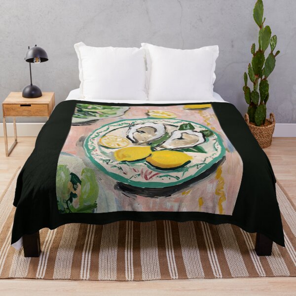Item preview, Impressionistic Oysters in Color: A Painterly Still Life Exploring Texture, Light and Culinary Beauty designed and sold by OlfactoART Studio.