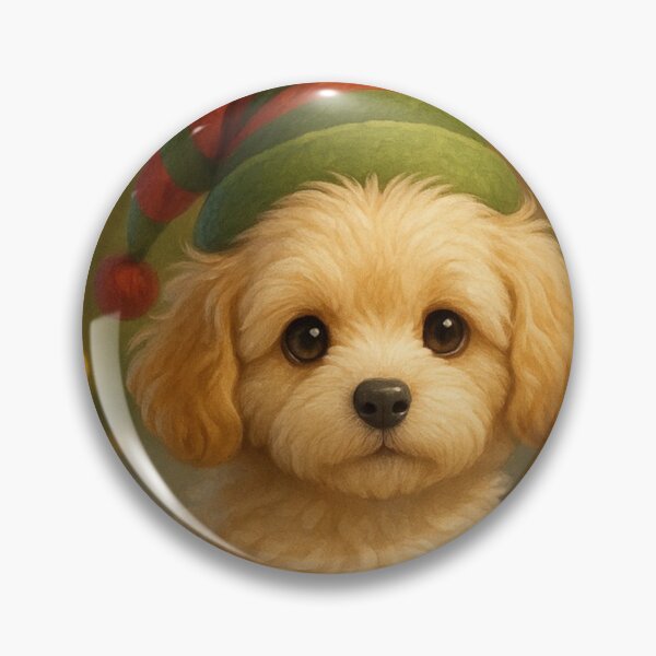 Item preview, Cute Cavapoo Christmas Holiday Card designed and sold by GivingJoy.