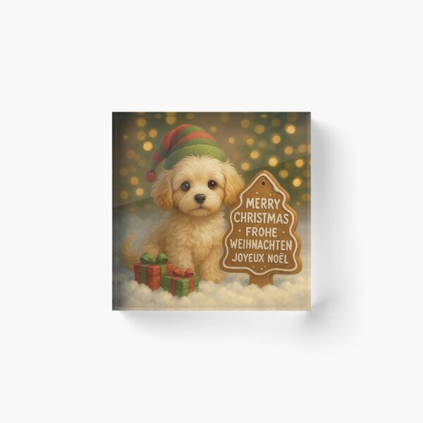 Item preview, Cute Cavapoo Christmas Holiday Card designed and sold by GivingJoy.