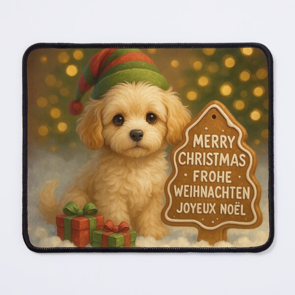 Item preview, Cute Cavapoo Christmas Holiday Card designed and sold by GivingJoy.