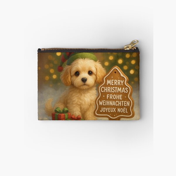 Item preview, Cute Cavapoo Christmas Holiday Card designed and sold by GivingJoy.
