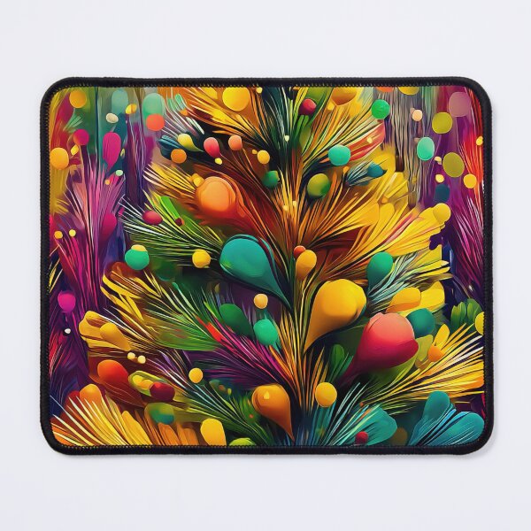 Item preview, Abstract Colorful Christmas Tree - Vibrant Modern Art designed and sold by Lamarcy.