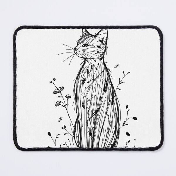 Item preview, Ink Line Cat Lovers Design designed and sold by FelineGrooveArt.