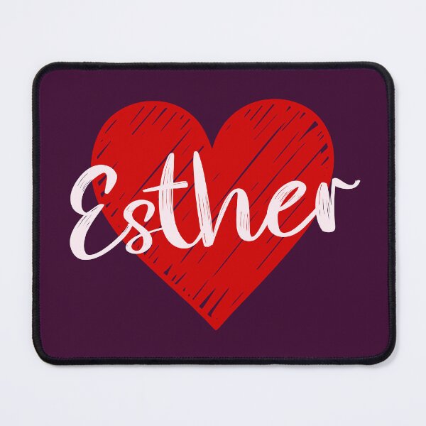 Item preview, Esther Name Red Heart  designed and sold by Jeallan Designs.