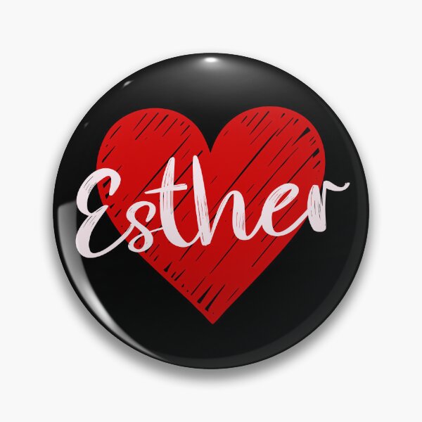 Item preview, Esther Name Red Heart  designed and sold by Jeallan Designs.