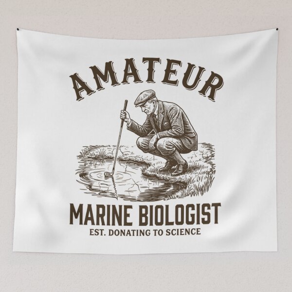 Item preview, Amateur Marine Biologist Funny Golf Dad Joke designed and sold by Mason-Pride.
