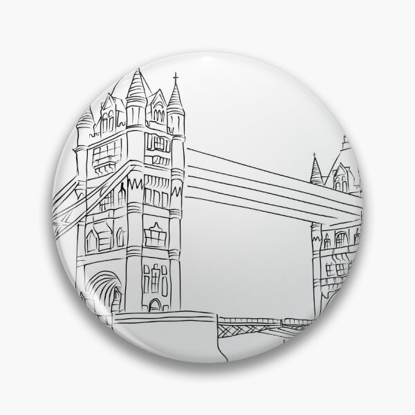 Item preview, Tower Bridge Line Sketch designed and sold by DGMCreative.