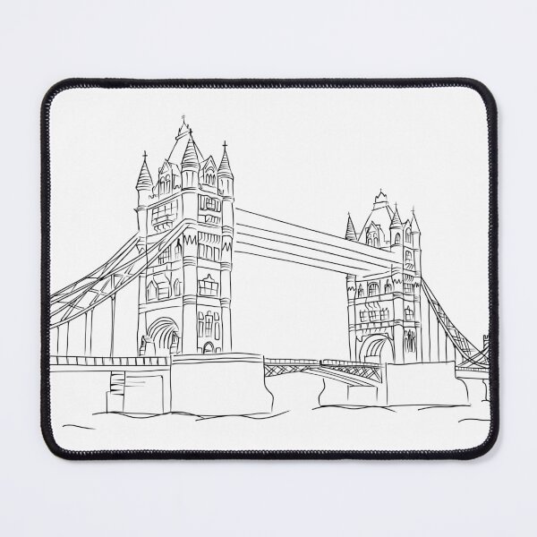Item preview, Tower Bridge Line Sketch designed and sold by DGMCreative.