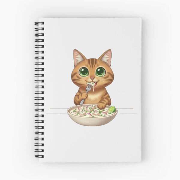Item preview, Kawaii Foodie Cat Eating Kokoda - Bengal cat – Fiji designed and sold by digitalbitcraft.