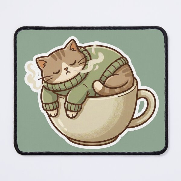 Item preview, Cozy Burnout Cat designed and sold by Tamer ⭐⭐⭐⭐⭐.