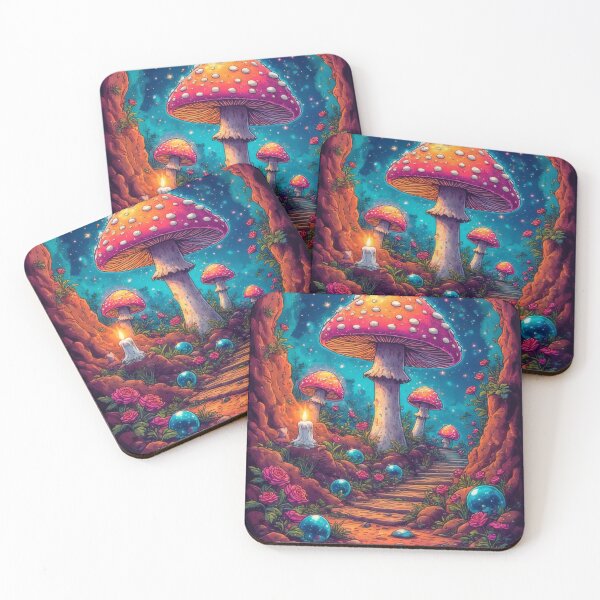 Item preview, Magical Mushroom Grotto under Starlight designed and sold by Mianku | Für das Leben.