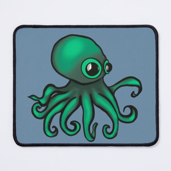Item preview, Octopus green  designed and sold by Emendi.