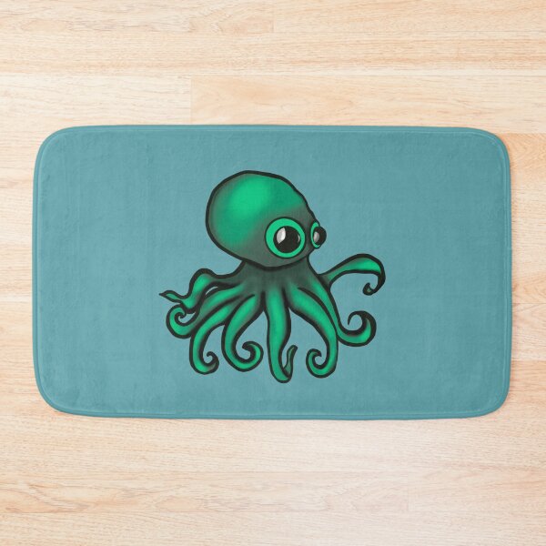 Item preview, Octopus green  designed and sold by Emendi.