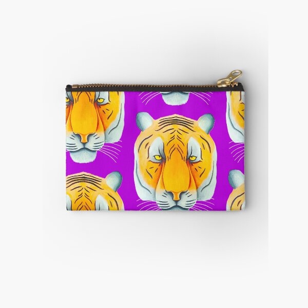 Item preview, Tiger head portrait design lilac background unique big cat present gift designed and sold by Arniesart85.