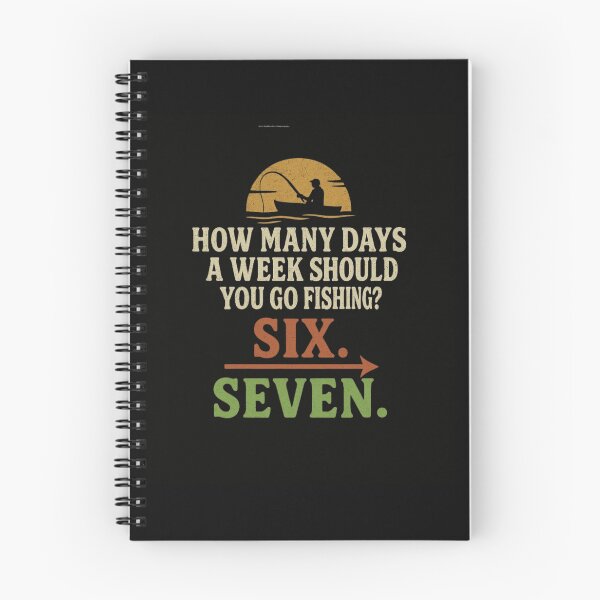 Item preview, Funny Fishing Joke Six Seven Days Week Angler Boys Hobby Apparel designed and sold by PosiVibes Co..