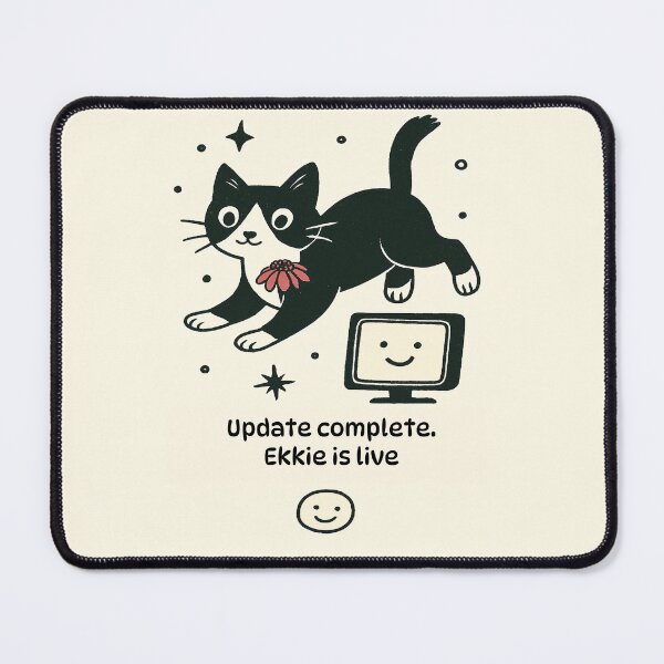 Item preview, Update Complete - Ekkie is Live! designed and sold by Beyondthelilyco.