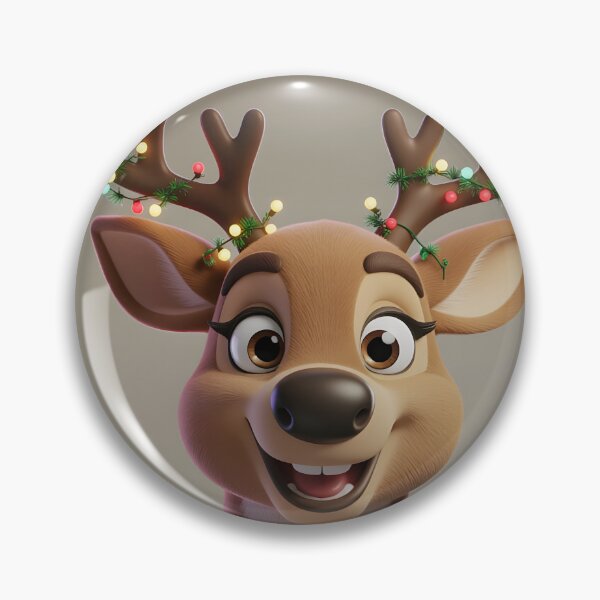 Item preview, Funny Cartoon Reindeer with Big “Christmas Vibes” Text – Cute Holiday Design designed and sold by MagicalArch.