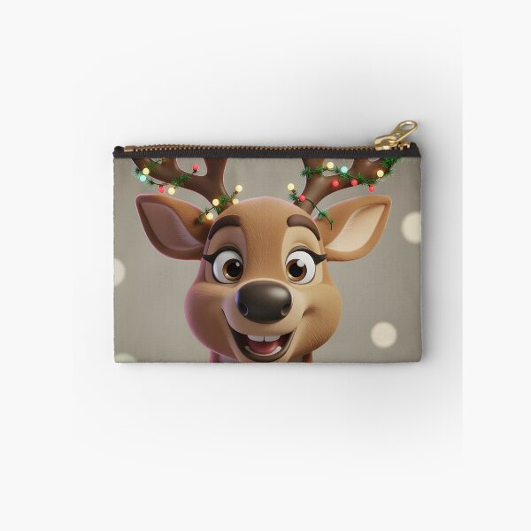 Item preview, Funny Cartoon Reindeer with Big “Christmas Vibes” Text – Cute Holiday Design designed and sold by MagicalArch.