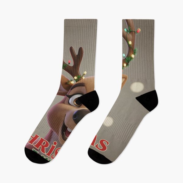 Item preview, Funny Cartoon Reindeer with Big “Christmas Vibes” Text – Cute Holiday Design designed and sold by MagicalArch.