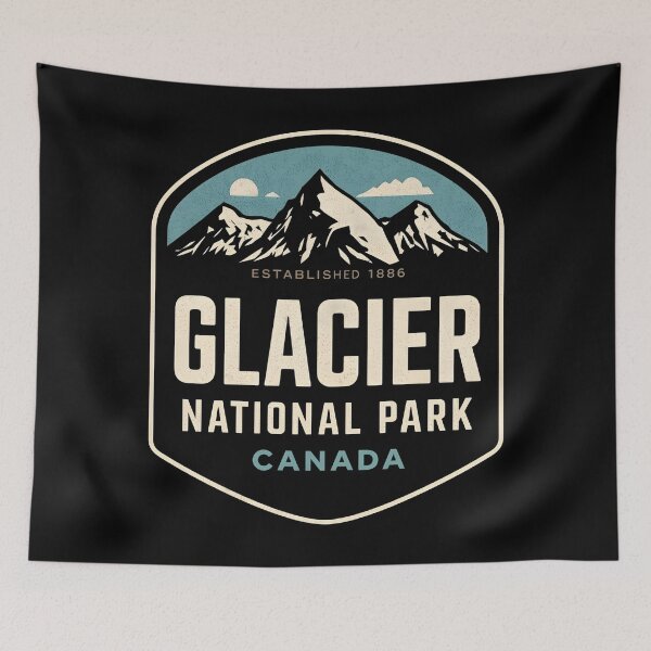 Item preview, Glacier National Park - Canada  designed and sold by GoodOldVintage.