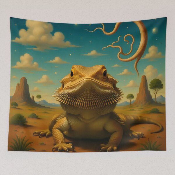 Item preview, A bearded dragon in a fantasy world.  designed and sold by Nomad-Maynard.