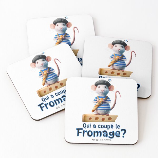 Item preview, Who Cut the Cheese? French Rat Humor designed and sold by FrancophileFun.