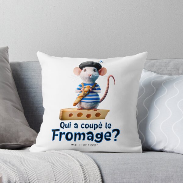Item preview, Who Cut the Cheese? French Rat Humor designed and sold by FrancophileFun.