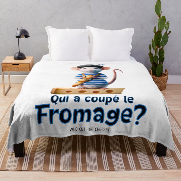 Item preview, Who Cut the Cheese? French Rat Humor designed and sold by FrancophileFun.