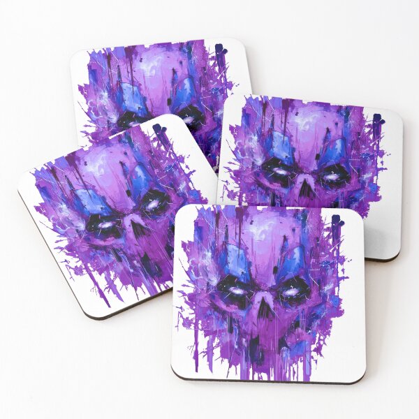Item preview, Melting Purple Skull designed and sold by Artsy Sharky.