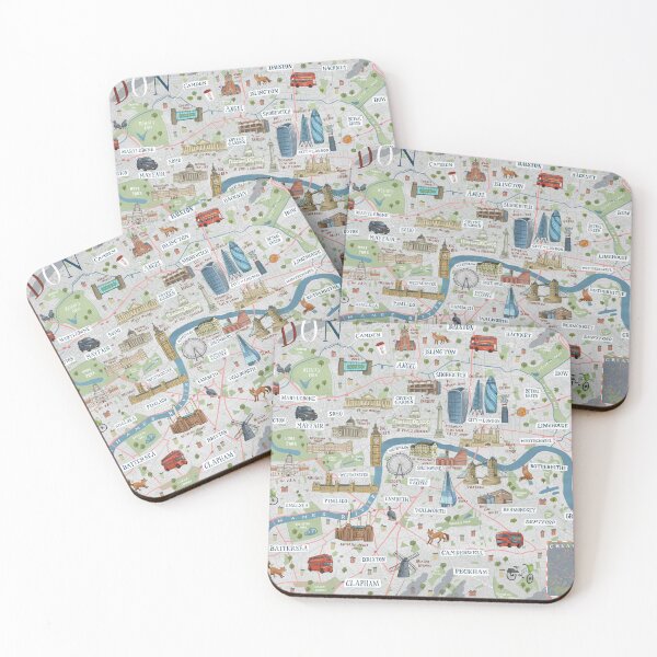 Item preview, Map of London designed and sold by ally-mck.