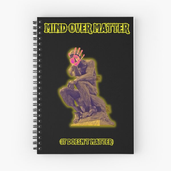 Item preview, MIND OVER MATTER (IT DOESN'T) Glitch Art | Funny Philosophy designed and sold by Thorn & Ember.