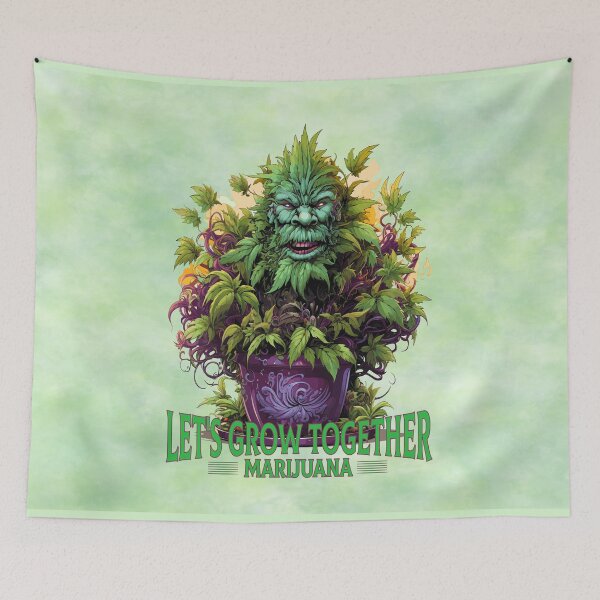 Item preview, Let’s Grow Together – Playful Cannabis Garden designed and sold by MysticOzzy.