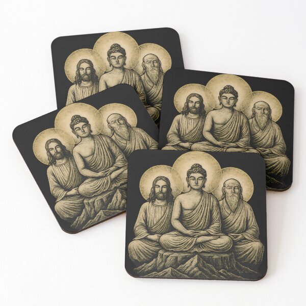 Item preview, Jesus, Buddha and Lao Tzu designed and sold by HofTao.