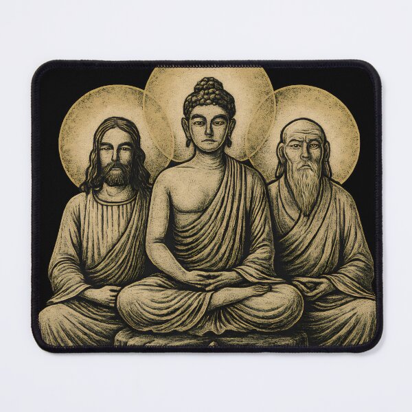 Item preview, Jesus, Buddha and Lao Tzu designed and sold by HofTao.