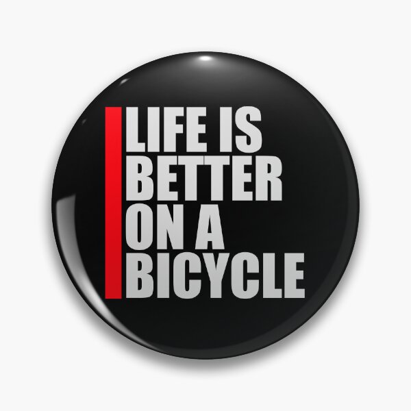 Item preview, Life is better on a bicycle Cycling Quote Sport Hobby Rider designed and sold by shirt-o-mat.