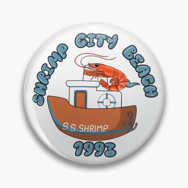 Item preview, Shrimp City Beach 2 designed and sold by Maliceartbot.