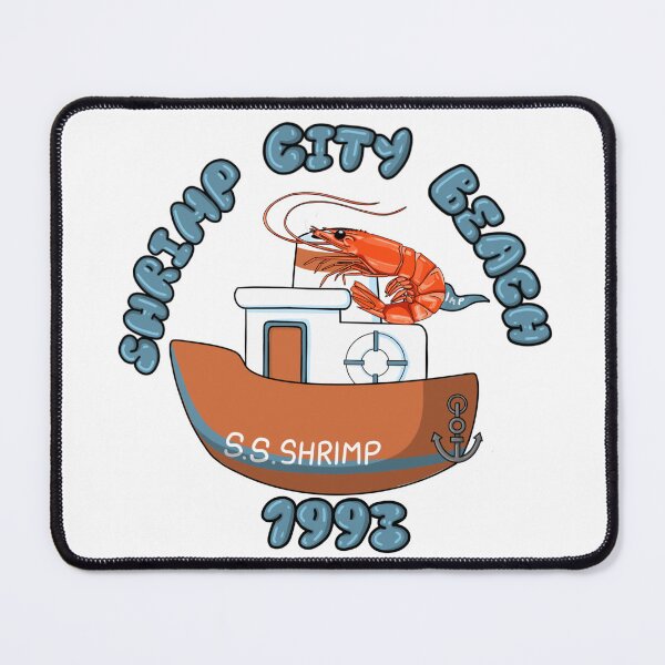 Item preview, Shrimp City Beach 2 designed and sold by Maliceartbot.