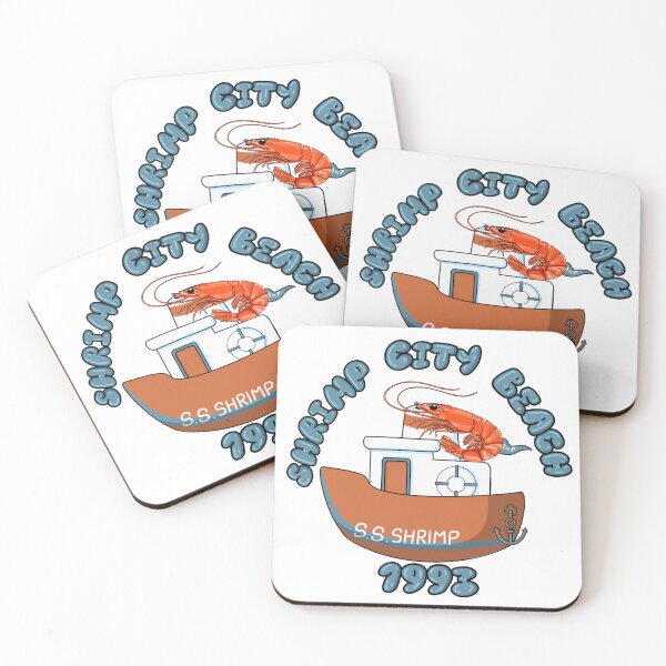 Item preview, Shrimp City Beach 2 designed and sold by Maliceartbot.