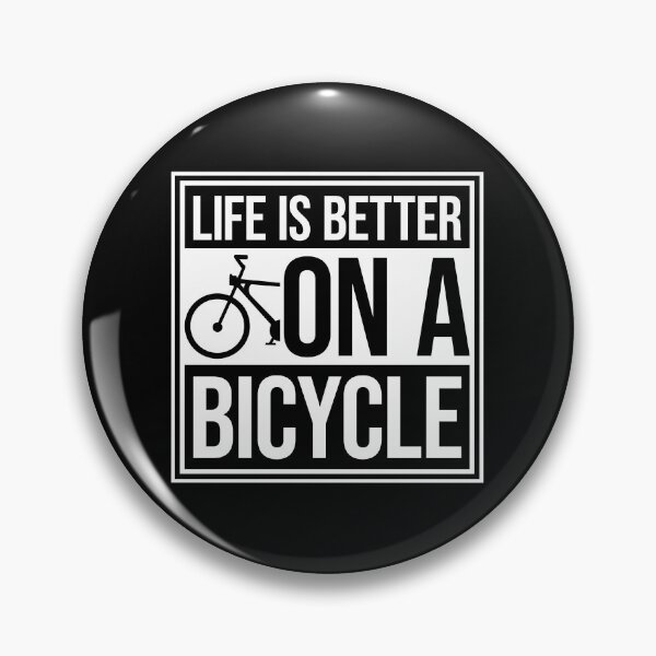 Item preview, Life is better on a bicycle Cycling Quote Sport Hobby Rider designed and sold by shirt-o-mat.