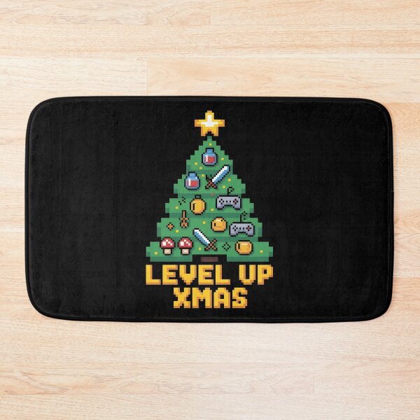 Item preview, Level Up Xmas - Retro Gamer Pixel Art designed and sold by Ambient Mind Design.