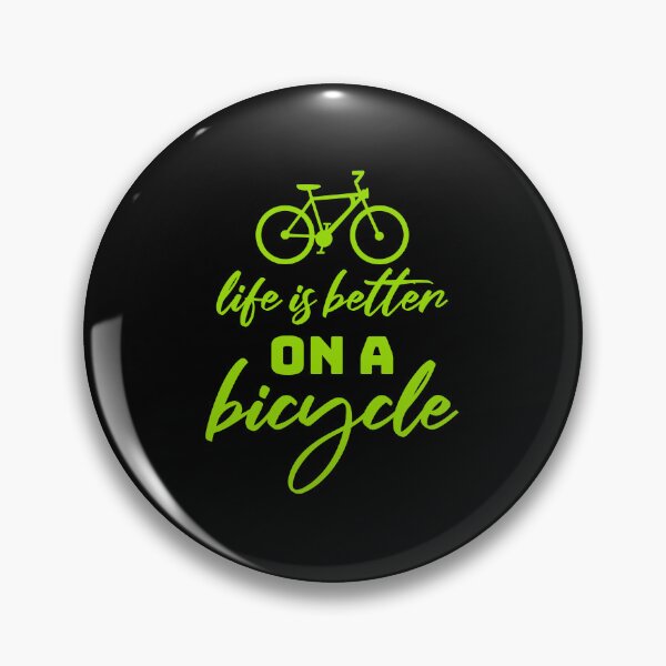 Item preview, Life is better on a bicycle Cycling Quote Sport Hobby Rider designed and sold by shirt-o-mat.