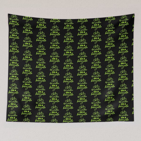 Item preview, Life is better on a bicycle Cycling Quote Sport Hobby Rider designed and sold by shirt-o-mat.