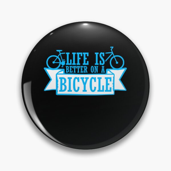Item preview, Life is better on a bicycle Cycling Quote Sport Hobby Rider designed and sold by shirt-o-mat.