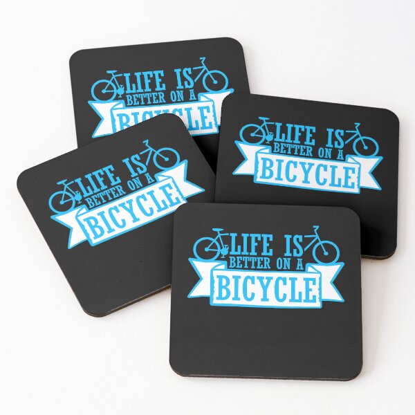 Item preview, Life is better on a bicycle Cycling Quote Sport Hobby Rider designed and sold by shirt-o-mat.
